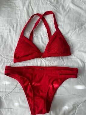 Exhilaration Red Bikini